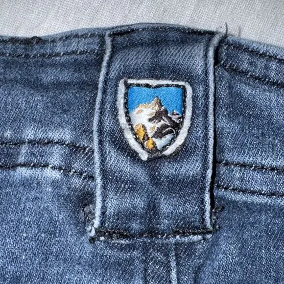 Kuhl Denim Tapered Blue Jeans Size 31x32 Indigo Dye Stretch Mid Rise - Picture 11 of 11